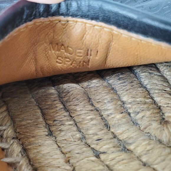 Gucci GG Monogram Leather Espadrilles Flats - Picture 8 of 8